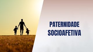 Paternidade socioafetiva [upl. by Siwel]