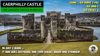 Caerphilly Castle  The Largest in Wales 2nd in Britain [upl. by Rolan]