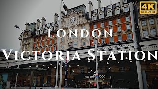 London Victoria Station Walk Through England 4K [upl. by Janik]