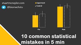 Ten Statistical Mistakes in 5 Min [upl. by Repard]