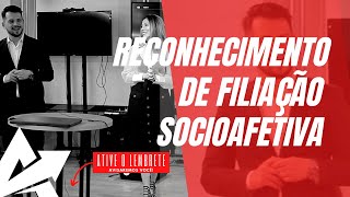 DIREITO DE FAMÍLIA Reconhecimento de filiação socioafetiva [upl. by Ormsby695]