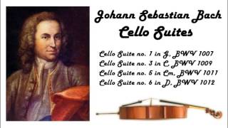 Johann Sebastian Bach  Cello suites in 432 Hz great for reading or studying [upl. by Eamanna]